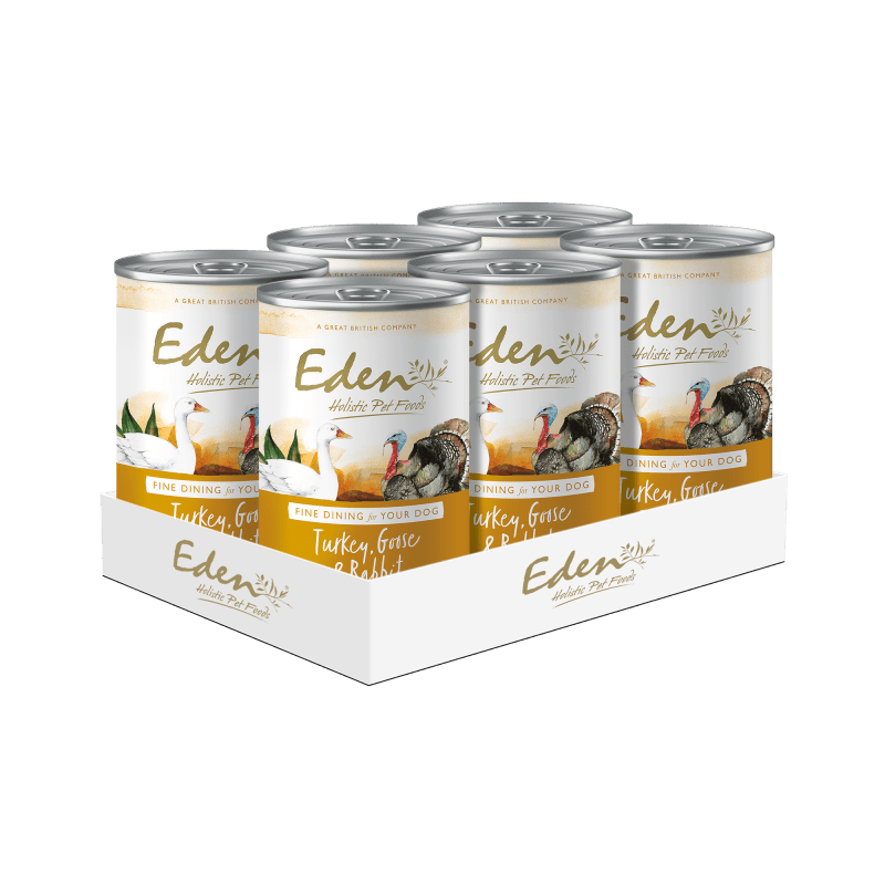 Eden Gourmet Turkey Goose & Rabbit 400g Wet Dog Food - Eden Pet Foods5060438812144