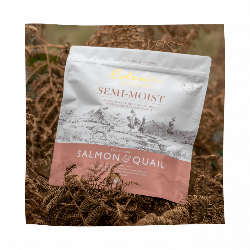 Eden Semi - Moist Salmon and Quail Dog Food - Eden Pet Foods5060438811697