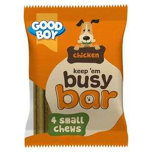 Good Boy Busy Bar Chicken Small Dog Chew - 4 Pack - Good Boy4048422176305