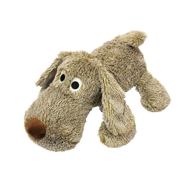 Good Boy Fluffy Dog Toy plush stuffed dog with squeaker for small dogs