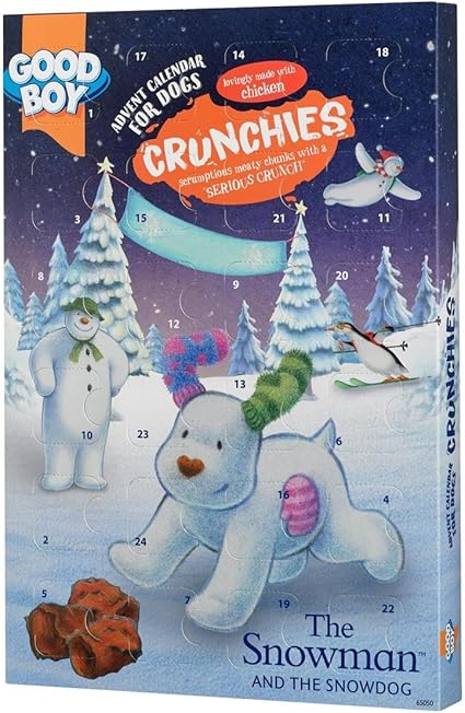 Good Boy The Snowman & the Snowdog Crunchies Advent for Dogs 72g - Good Boy4048422157137