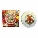 Hatchwell's handmade cereal dog birthday cake with edible icing and dog decoration in presentation box