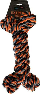 Heavy Duty Rope Dog Toy - 16" (40cm) Bone - Hem & Boo5055284243808