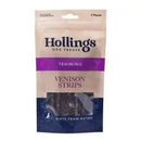 Hollings Grain Free Venison Dog Treat Strips 5 Pack - Hollings5018253114783