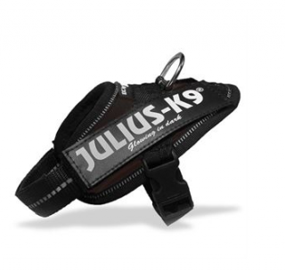JULIUS-K9 original dog harness with adjustable strap and reflective stripe.
