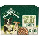 James Wellbeloved Adult Dog Grain Free Turkey with gravy 12 x 100g - James Wellbeloved9003579001103