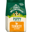 James Wellbeloved Puppy Turkey and Rice hypoallergenic dry dog food 2kg bag for healthy growth and digestion