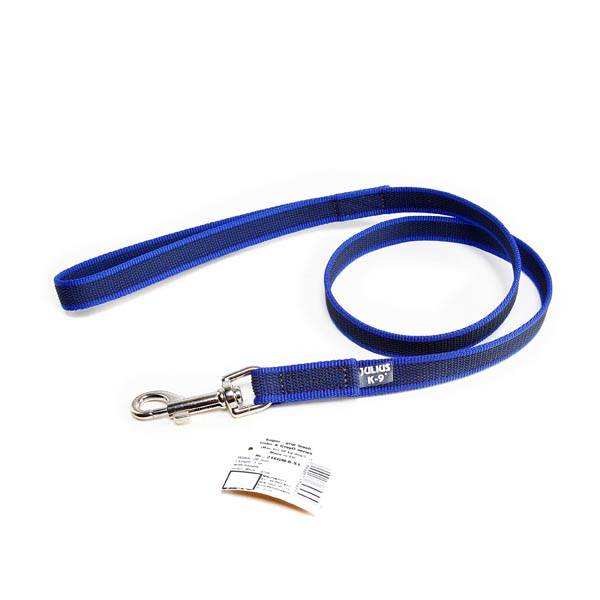 Julius K9 Colour & Gray® durable super grip dog lead with secure carabiner and rubber threads for wet weather use