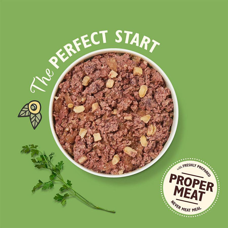 Lily's Kitchen Great British Breakfast wet dog food with venison, ham, and parsley, grain-free complete meal