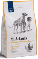 McAdams Chicken Medium / Large Breed Dog Food - McAdams5060434480026