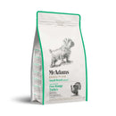 McAdams Small Breed Dog Food with free range turkey for sensitive adult dogs