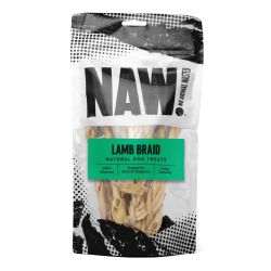 NAW Braided Lamb Dog Treats - 100g - Naw