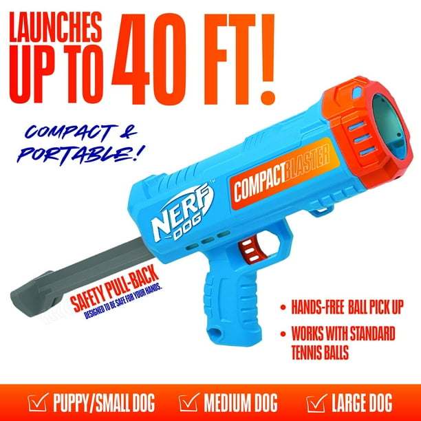 NERF Dog Compact Blaster Dog Ball Launcher - Nerf Dog810109526291
