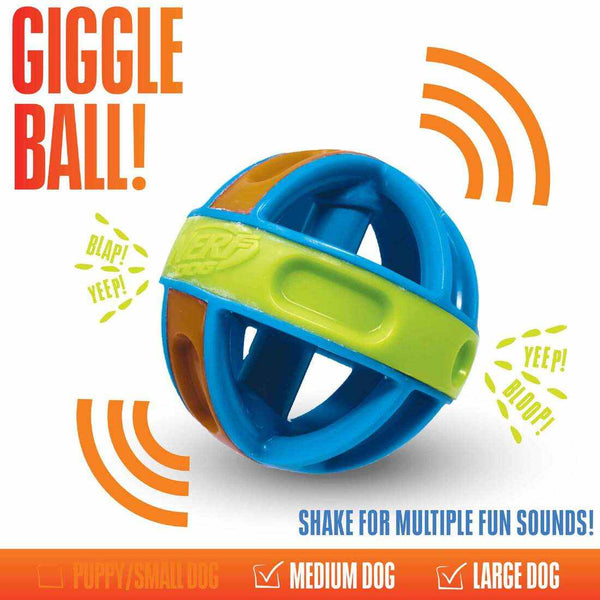 Nerf Dog Giggle Ball 12.7cm (5'') - Nerf Dog810109526956