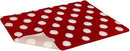Non - Slip Vetbed Red Polka Dot Design for dogs and cats at all life stages. - Vet Bed5028441100