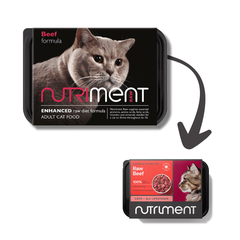 Nutriment Cat Adult Beef Formula, 500g - Nutriment5060359980175
