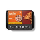 Nutriment Just Chicken Raw Dog Food 500g Tray - Nutriment5060359980205