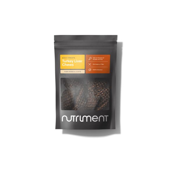 Nutriment Turkey Liver Dog Treats 100g Pack - Nutriment5060359981004