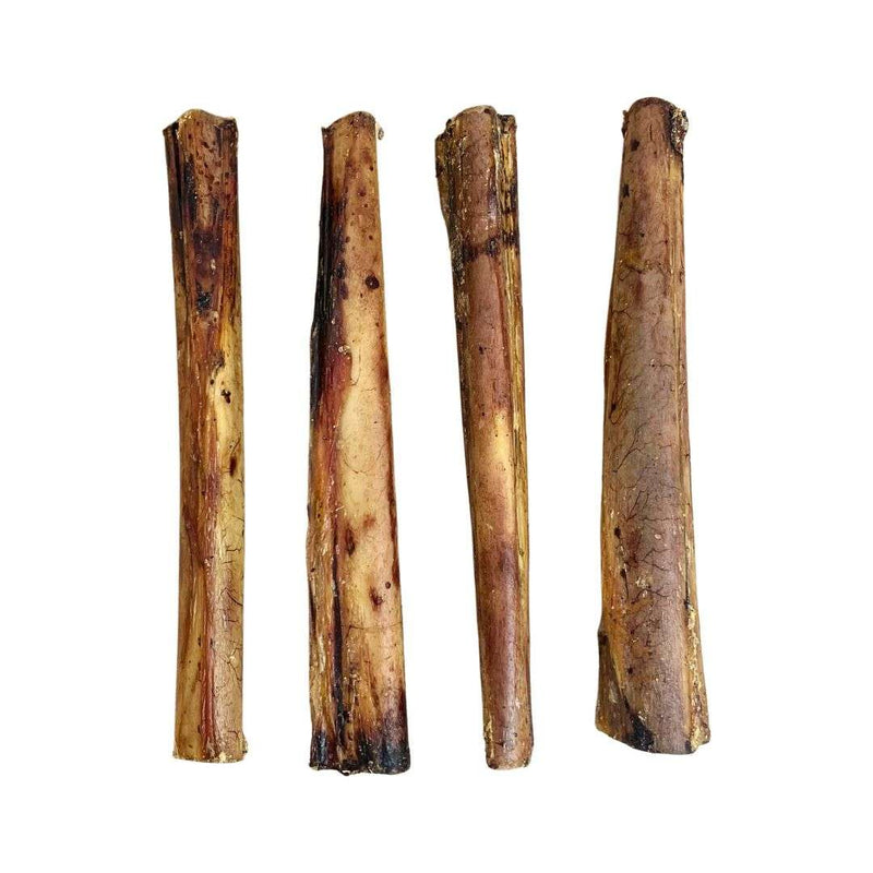 Ostrich marrow bone dog treats for muscle growth and healthy teeth.