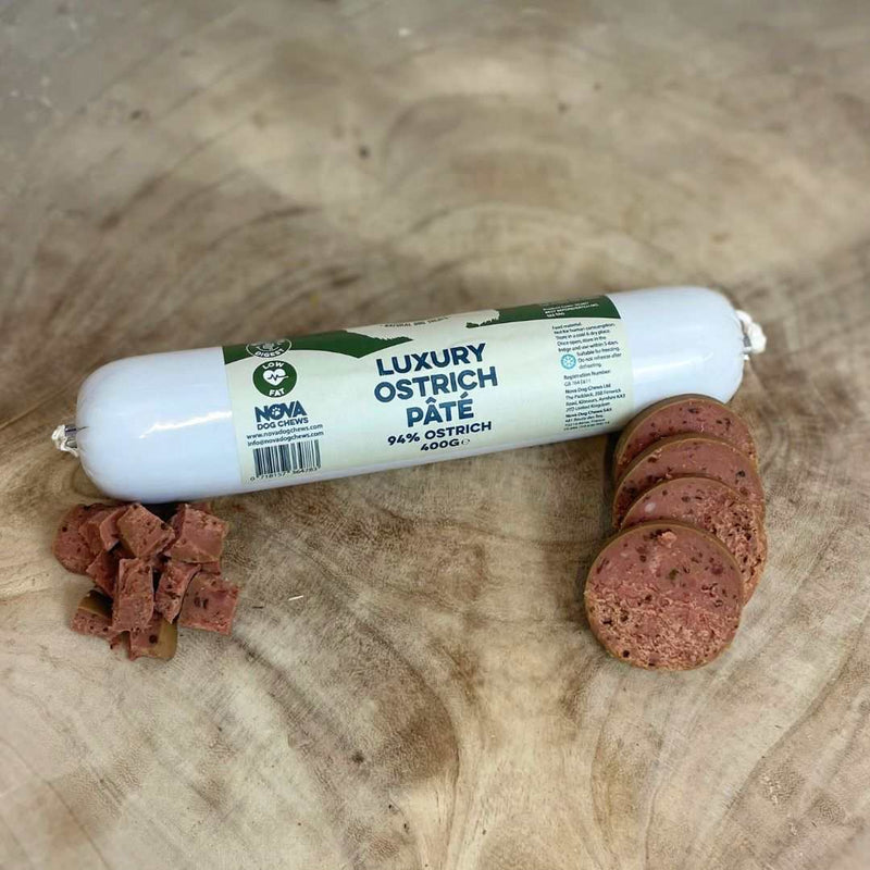 Paddock Farm Luxury Ostrich Pate for Dogs 400g - Paddock Farm632793710783