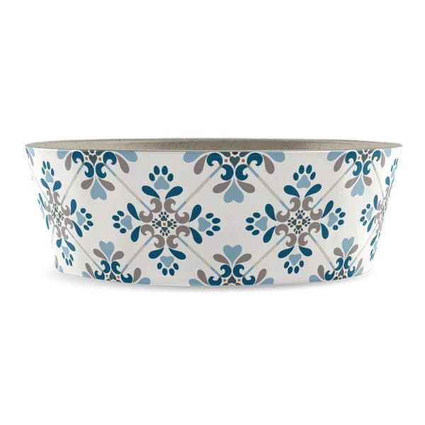Pawsitano Tile Dog Bowl - Tarhong789313996070