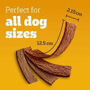 Pedigree Schmackos dog treats variety pack with beef, lamb, and poultry flavors, perfect for all dog sizes and training rewards