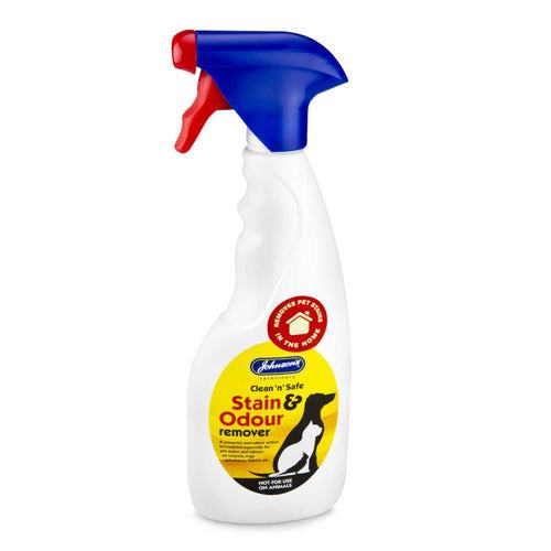 Pet Odour Remover for Cats & Dogs 500ml Spray - Johnsons5000476030155