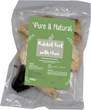 Pure & Natural Rabbit Feet with Hair, Natural Dog Treat, Single Protein, All Breeds -Pure & Natural5022245010069