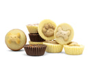 Ruffington's Canine Cupcakes 9 pack assorted baked dog treats with bone and paw toppers