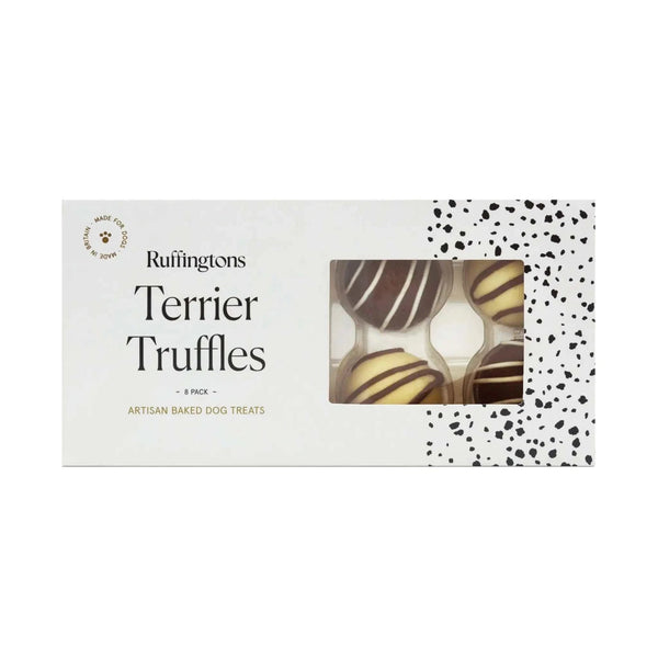 Ruffingtons Terrier Truffles 8 Pack Baked Dog Treats - Ruffingtons5014439222266