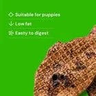 Nutriment Lamb Puffs chewy dog treats made from 100% air-dried lamb lung, high protein and low fat natural dog chews for puppies and adults