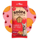 Soopa Dental Sticks, Cranberry & Sweet Potato, Dog Treats, 100g -Soopa5060289920050