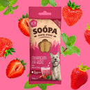 Soopa Strawberry Dog - Quiri Dental Sticks - Soopa5060289921477