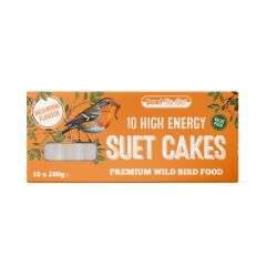 Suet To Go premium high energy suet cakes for wild bird feeding in recyclable packaging