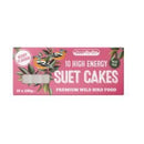 Suet To Go high energy premium suet cakes for wild birds in recyclable packaging