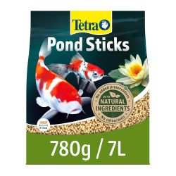 Tetra Pond Fish Food Sticks with natural ingredients for healthy pond fish and clear water 780g pack