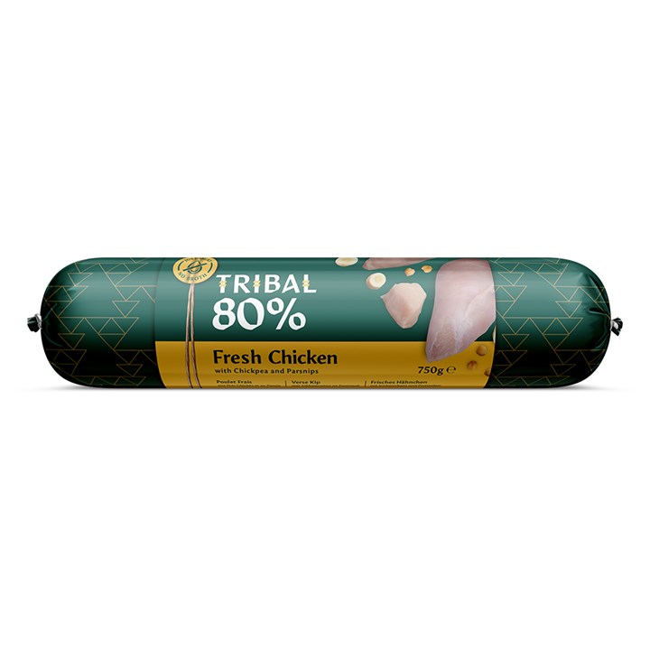 Tribal 80% Fresh Chicken Gourmet Sausage Dog Food