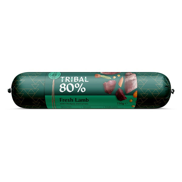Tribal 80% Fresh Lamb Gourmet Sausage Dog Food