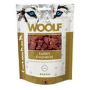 WOOLF Chunkies natural high meat dog treats with rabbit flavor in resealable bag