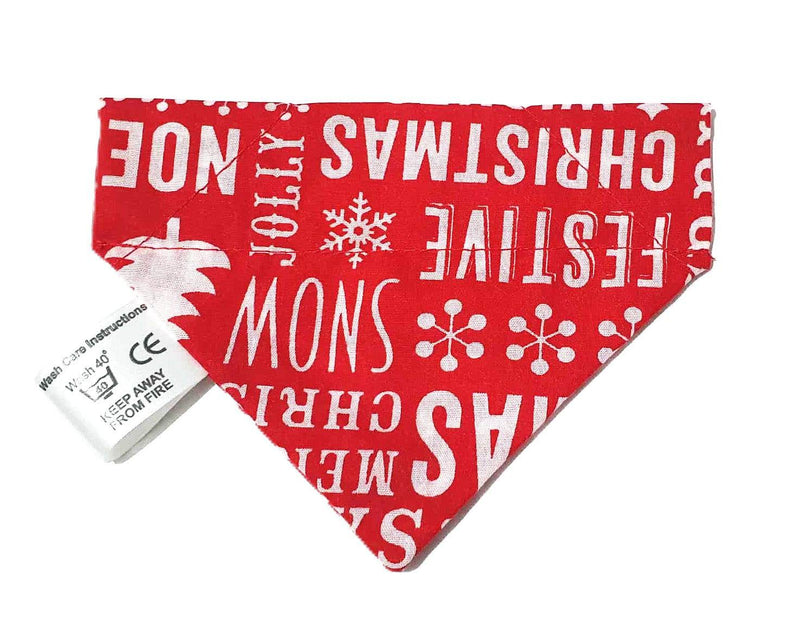 XSmall Christmas Bandana For Dogs - Kimis Pet Emporium