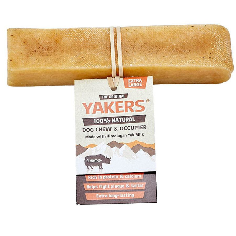 Yakers Original Dog Chews natural long-lasting Himalayan yak milk chew for dogs rich in protein and calcium