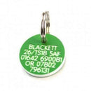 21mm Round Plastic Dog Pet Tag - TAGS