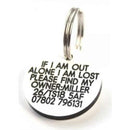 27mm Round Plastic Dog Tag - TAGS