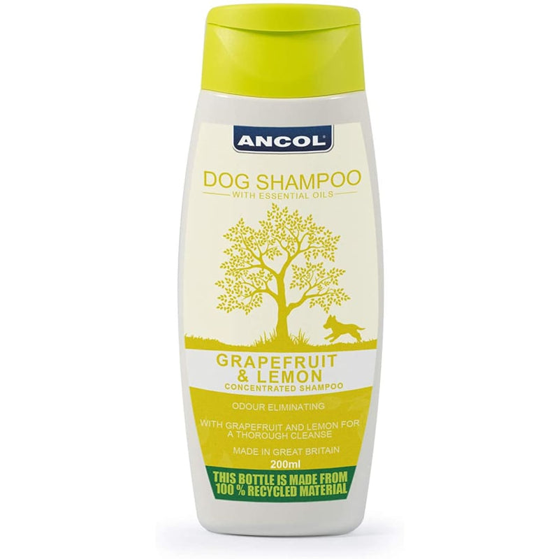 Ancol Dog Shampoo Lemon And Grapefruit 200ml -Ancol5016646390417