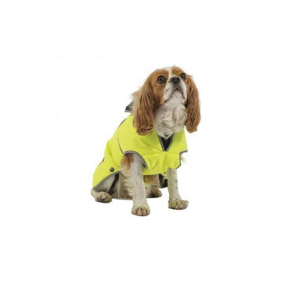 Ancol Stormguard Hi Viz Yellow Waterproof Dog Coat - Ancol5016646803443