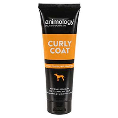 Animology Curly Coat Dog Shampoo 250ml tube for curly coated dogs.