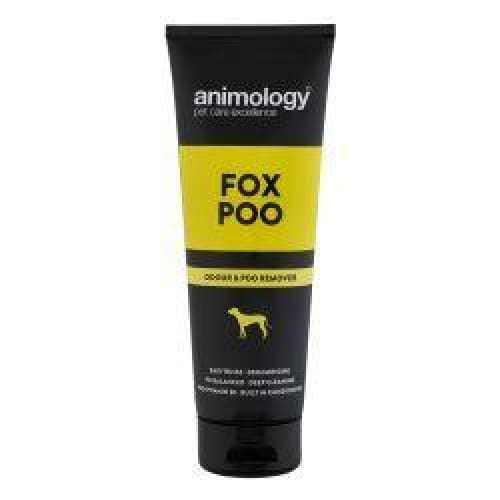 Animology Fox Poo Dog Shampoo 250ml bottle with label.