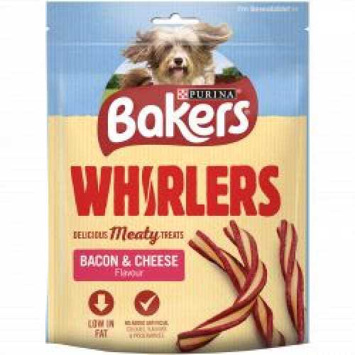 Bakers Whirlers Bacon & Cheese Twisted Dog Treats - KIMIS DEAL Price -Purina7613036968829