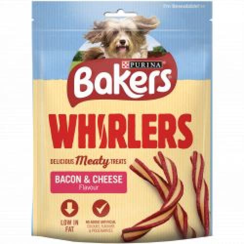 Bakers Whirlers Bacon & Cheese Twisted Dog Treats - KIMIS DEAL Price -Purina7613036968829