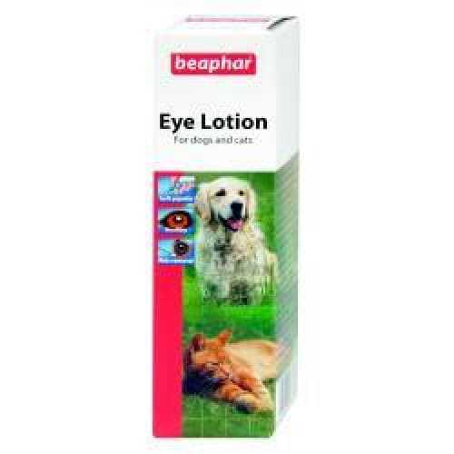 Beaphar Eye Lotion for cats and dogs, 50ml bottle packaging.